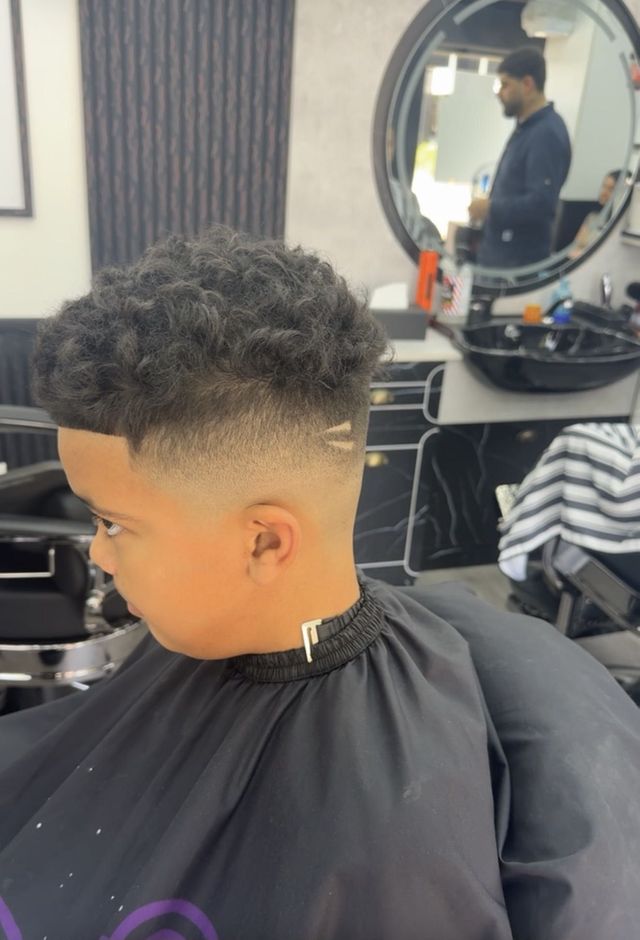 Kids skin fade at CEOFADES